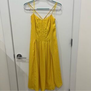 Banana Republic Criss Cross Spaghetti Strap Dress